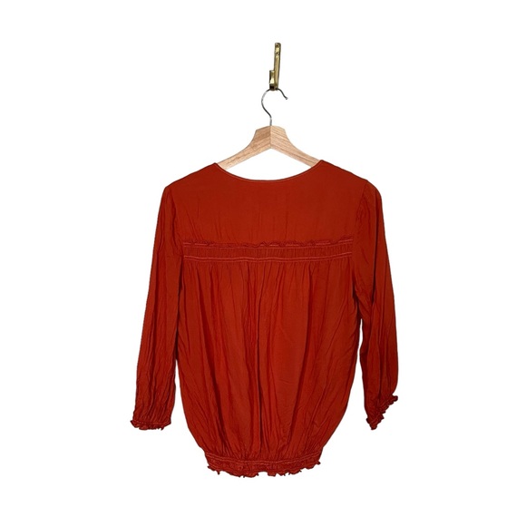 Chelsea & Violet Women’s Bohemian 3/4 Sleeves Blouse Size Small - Picture 2 of 7